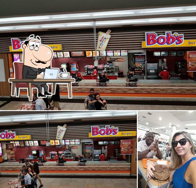 O interior do Bob's Burger - Shopping West Shopping Campo Grande I