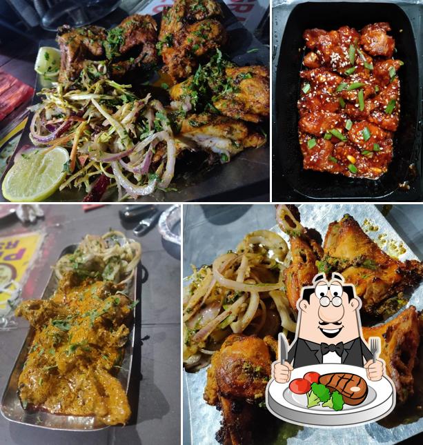 Pick meat meals from the menu