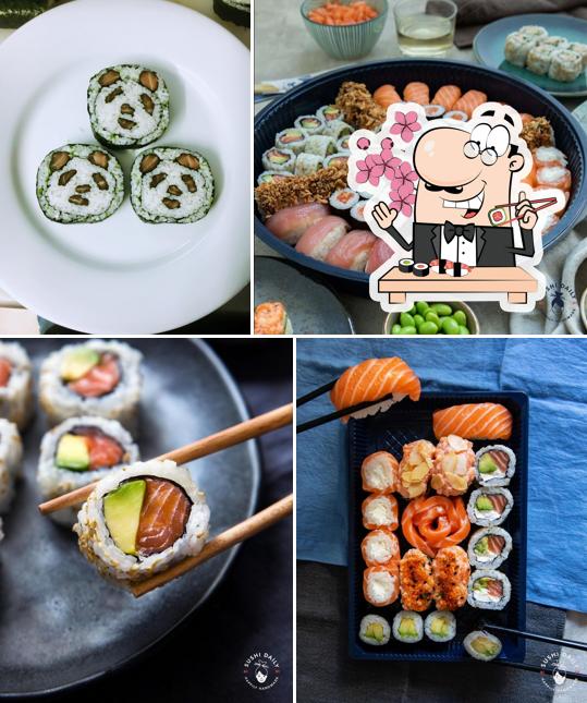 Prova le varie opzioni di sushi