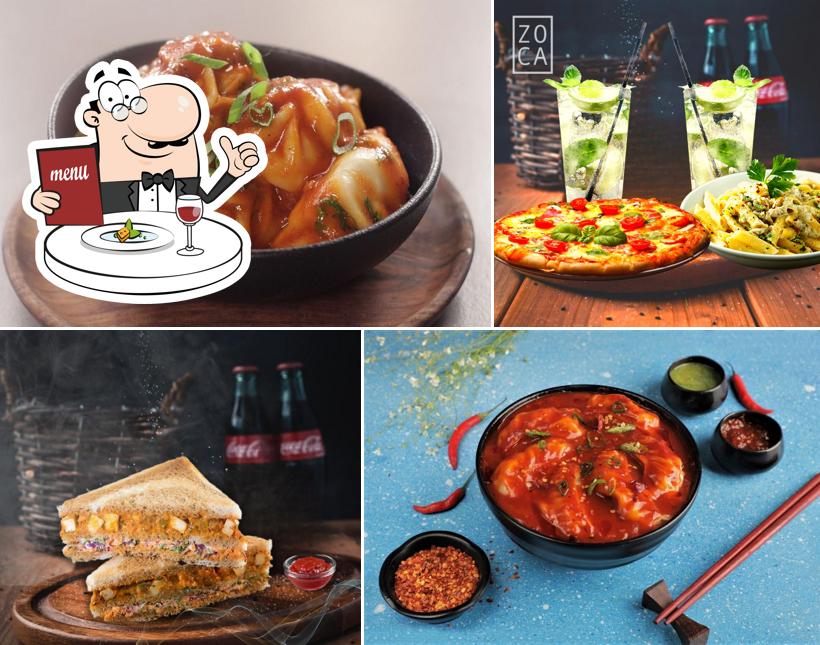 Food at Zoca Panipat cafe