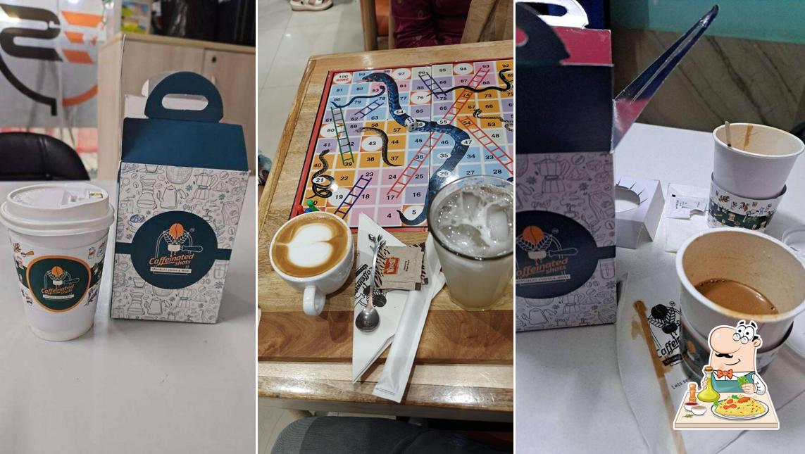 Food at Caffeinated Shots Cafe