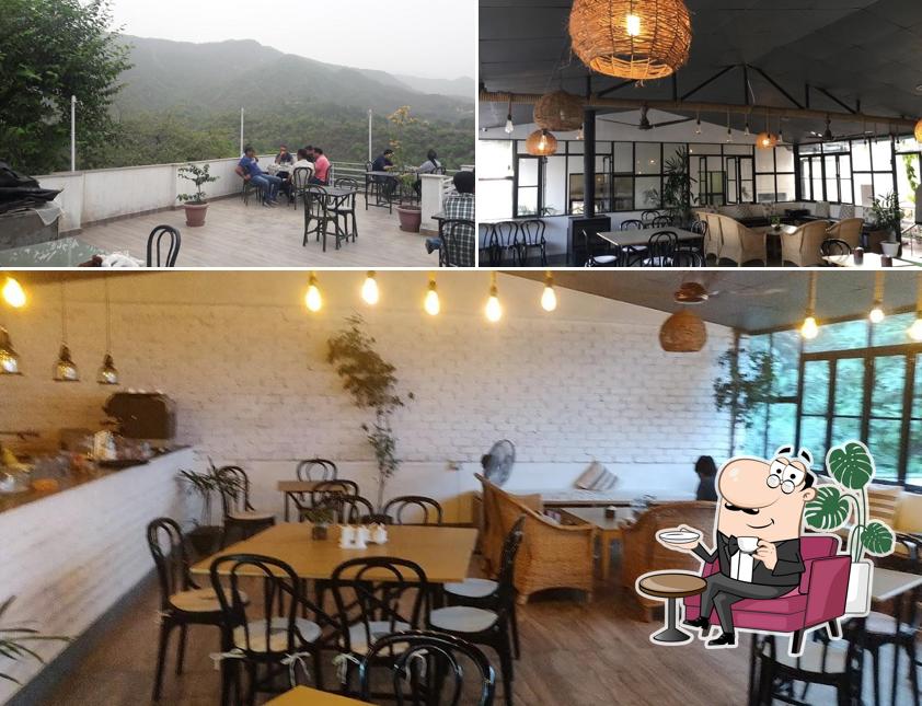 The interior of Chhaya Cafe