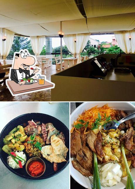 Questa è la foto che mostra la cibo e interni di Kužina