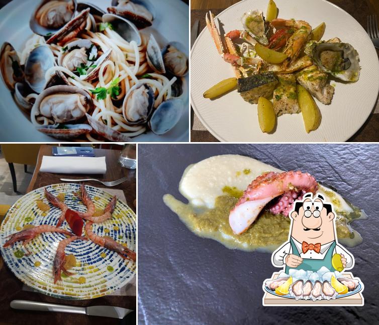 Scegli tra i molti piatti di mare disponibili a La Bottega dei Messapi