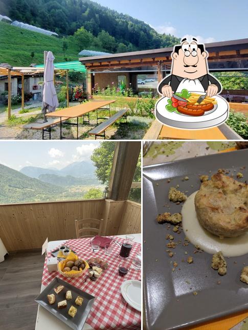 La cibo e esterno del ristorante