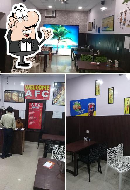 The interior of Agarwal Food Court AFC