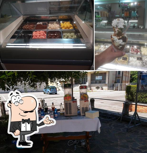 Gli interni di L'arte del Gelato