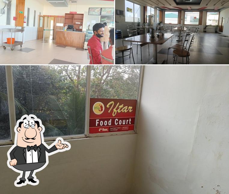 The interior of Vishal Food Court of Nims Medicity 4Floor