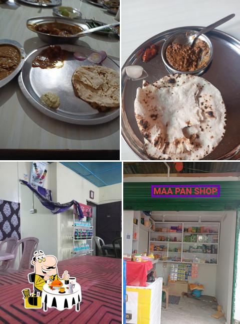 The picture of Baba Dhaba’s food and interior