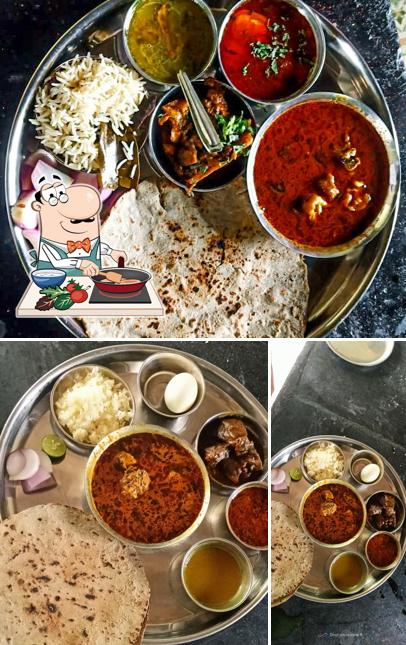 Chicken curry at Hotel Jagdamba Family Restaurant