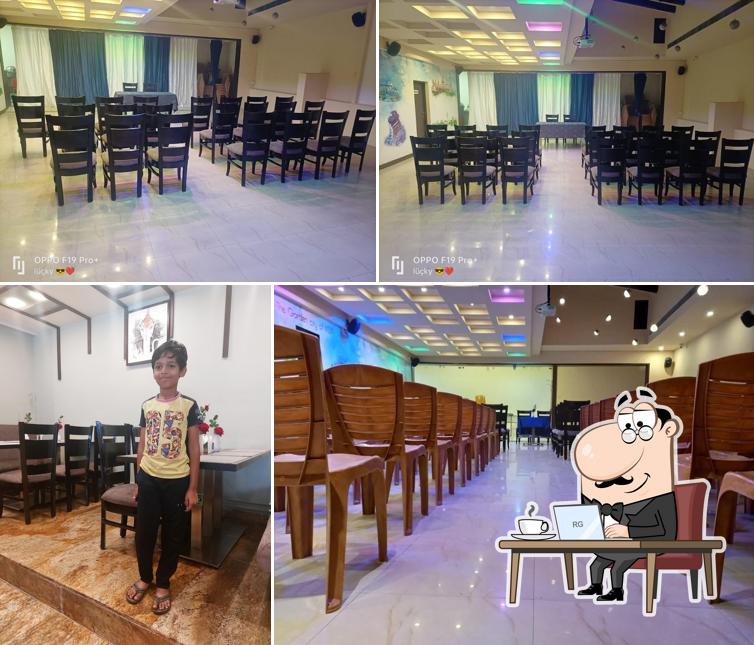 The interior of Hotel Paakashastra (Pure Veg A/C Restaurant)