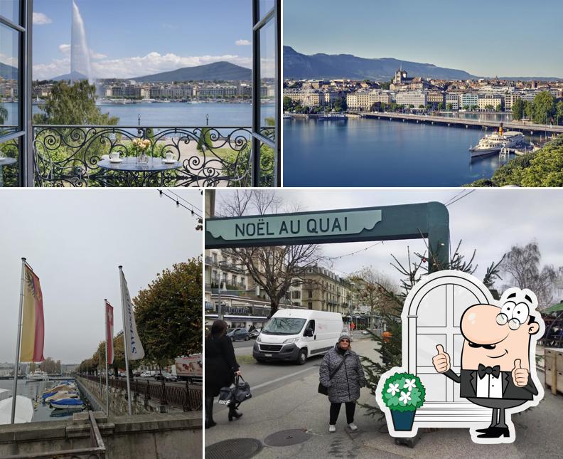 Gli esterni di Beau-Rivage Genève