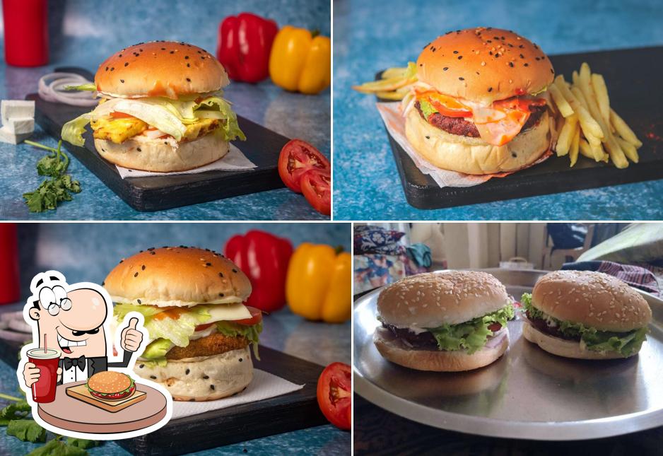 Get a burger at Burger Mines Bhukum