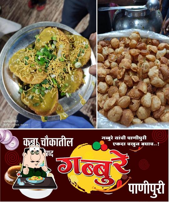 Food at Kanna chowk Famous Gabbure Pani puri