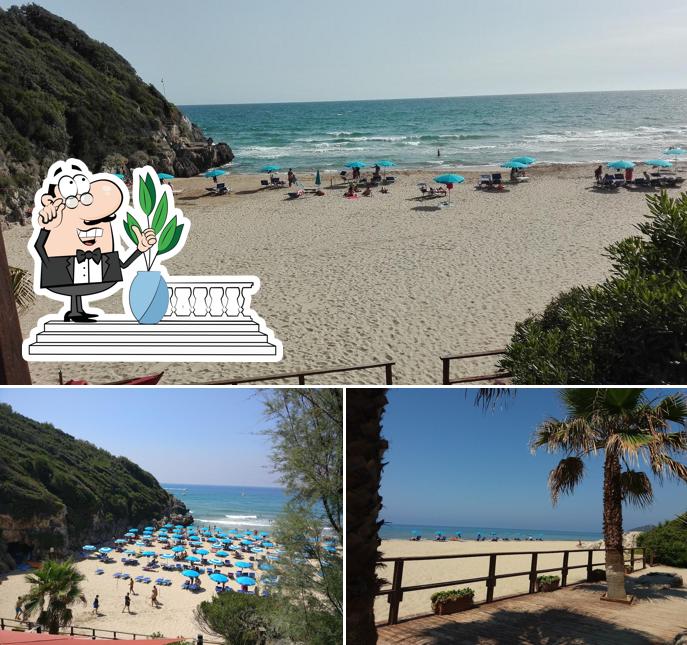 Gli esterni di Spiaggia Le Scissure