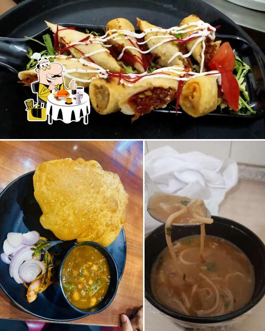 Food at Momo magic cafe agra