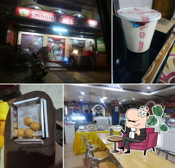 The interior of Radhey Lal Sweets