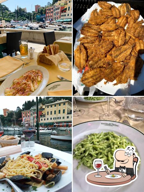 Cibo al Ristorante Taverna del marinaio