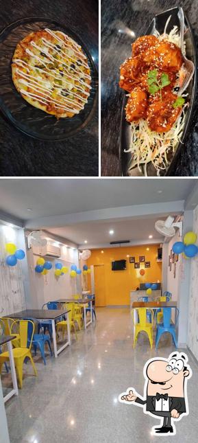 The interior of Twisted chilli cafe