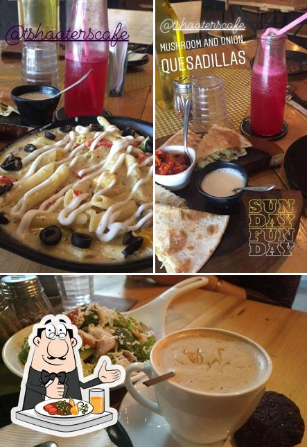 Food at The Shooters Bistro