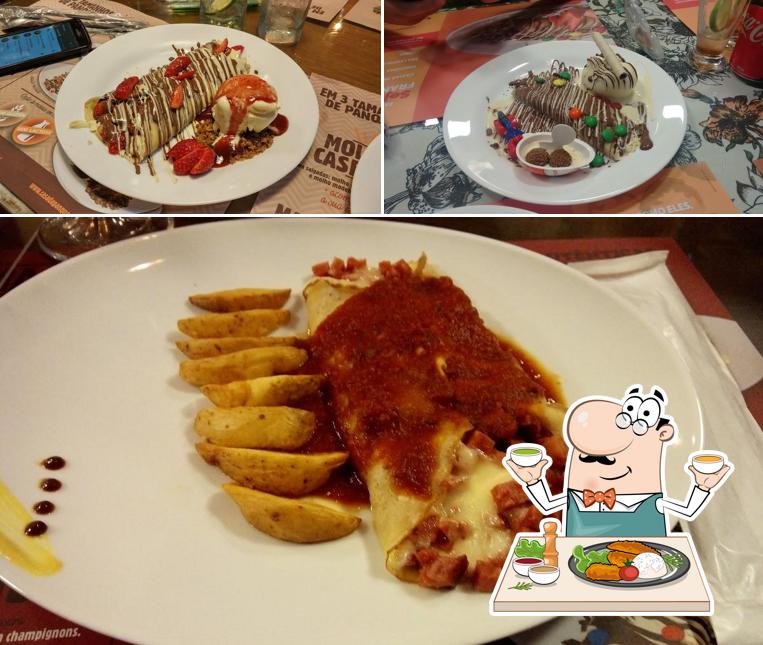 Platos en Casa das Panquecas