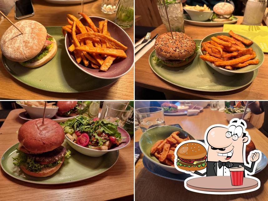 Gli hamburger di HANS IM GLÜCK - CHUR City West potranno soddisfare molti gusti diversi