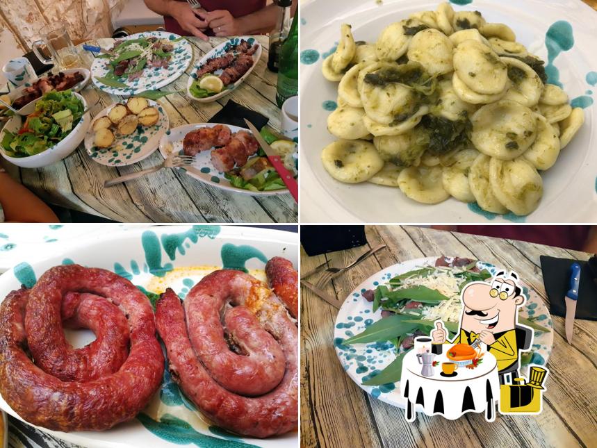 Platti al La Vecchia Trattoria Braceria del Centro Storico
