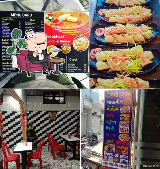 The image of interior and food at Mr Delicious cafe & Restaurant