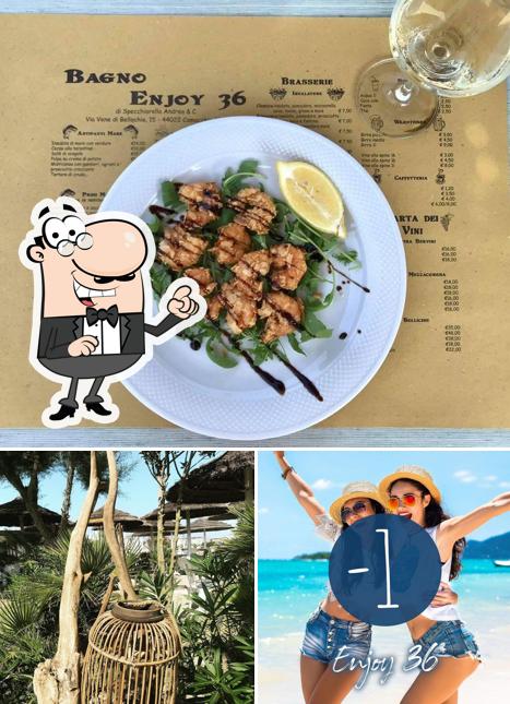 Dai un’occhiata alla foto che mostra la esterno e cibo di Bagno 36 Honolulu