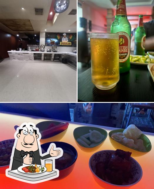 This is the image displaying food and exterior at He Brews Irish Bar