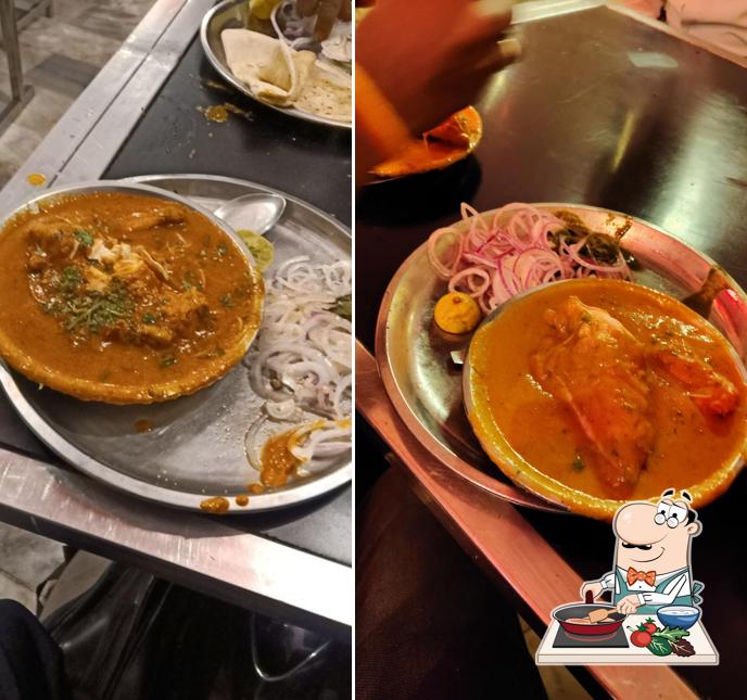 Chicken curry at Hindu Hotel