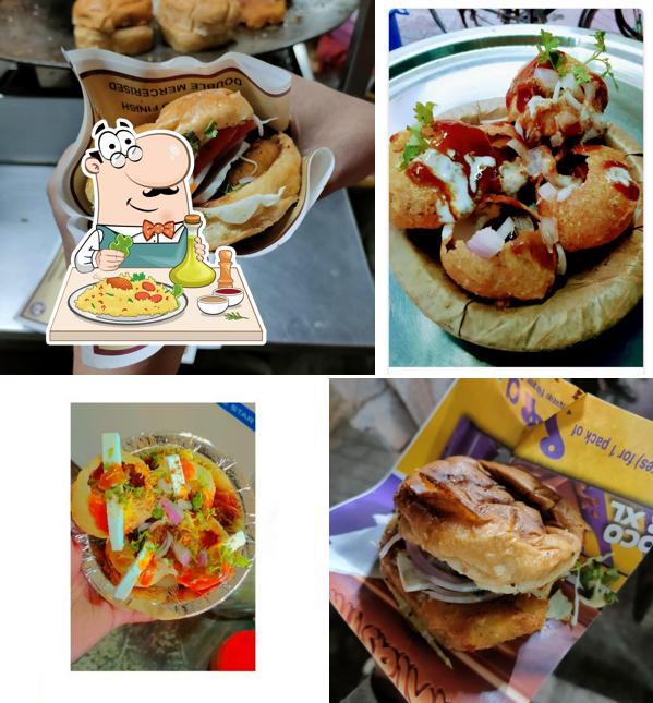 Food at Jaunpuri Burger and Chaat Point