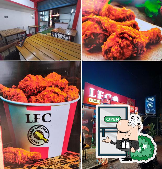 The exterior of LFC - Luqu Fried Chicken