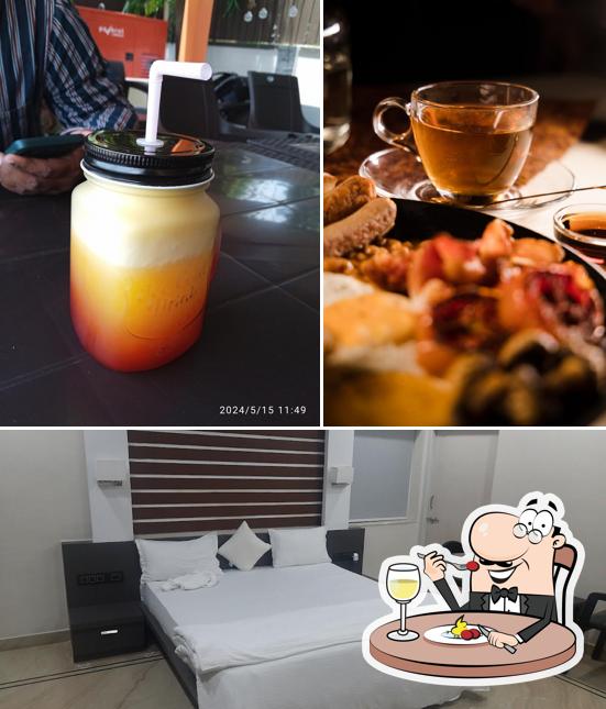 Check out the photo showing food and interior at MUSHROOMS GOA