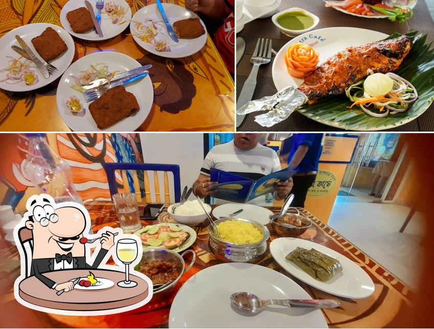 Food at Mitra Cafe Puri