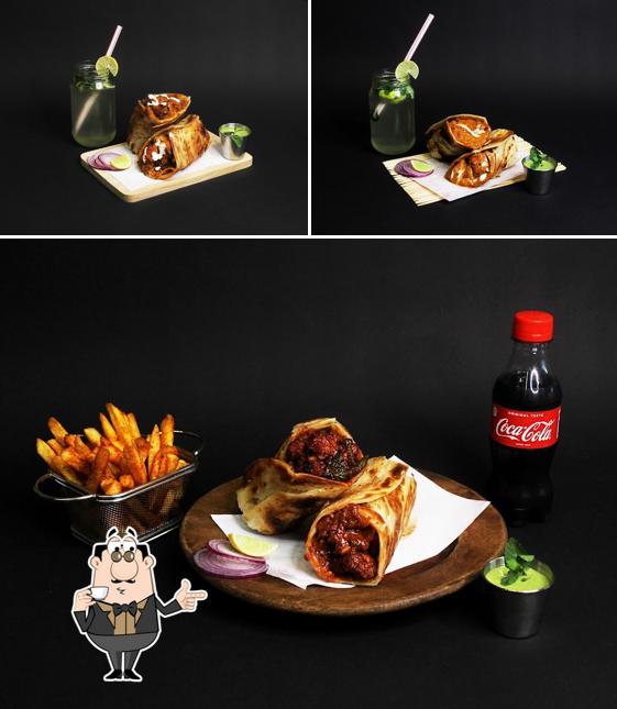 Enjoy a drink at On A Roll