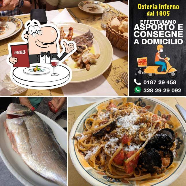 Platti al Osteria all'Inferno dal 1905