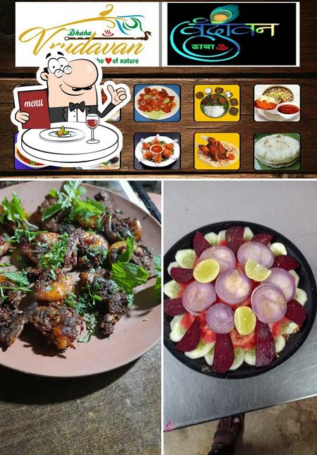 Food at Vrindavan Dhaba Food in the of Nature