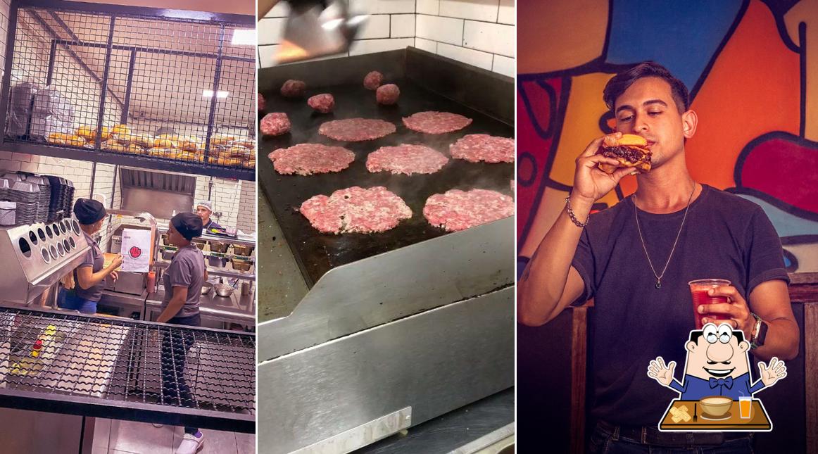 Platos en WegBurger – Hambúrguer com carne de verdade