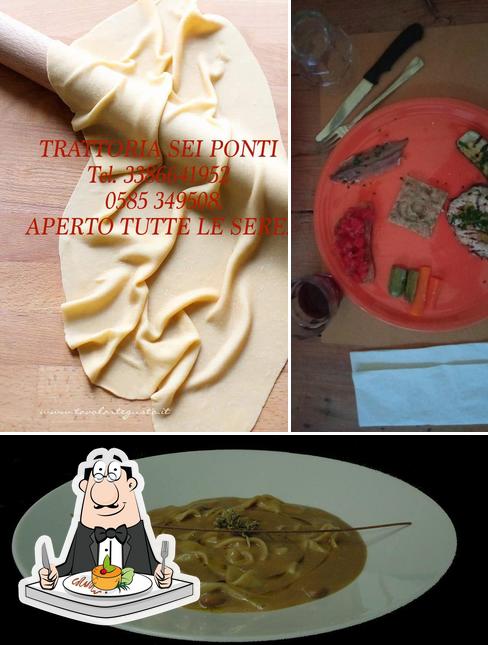 Cibo al Trattoria Sei Ponti