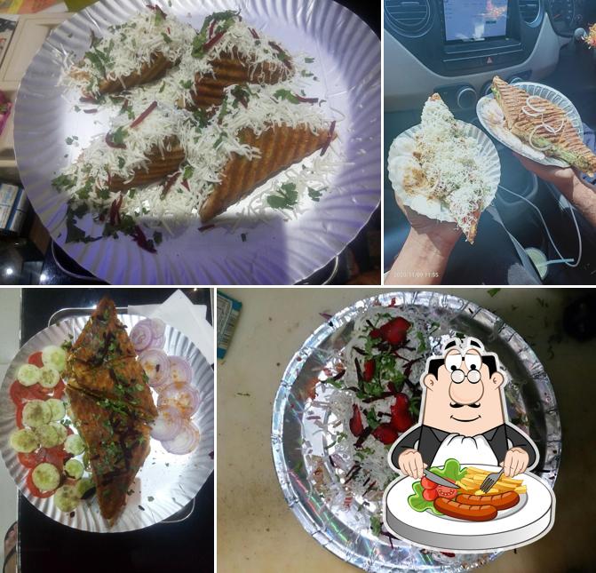 Food at Sapna Sandwich