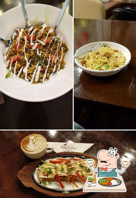 Food at Brewbakes Cafe Pondicherry