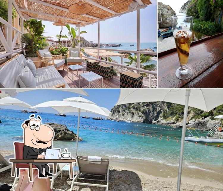 La interni e birra del ristorante
