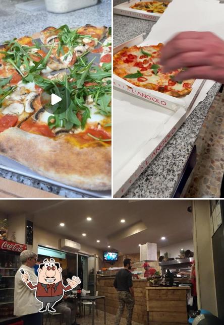 La cibo e interni del ristorante