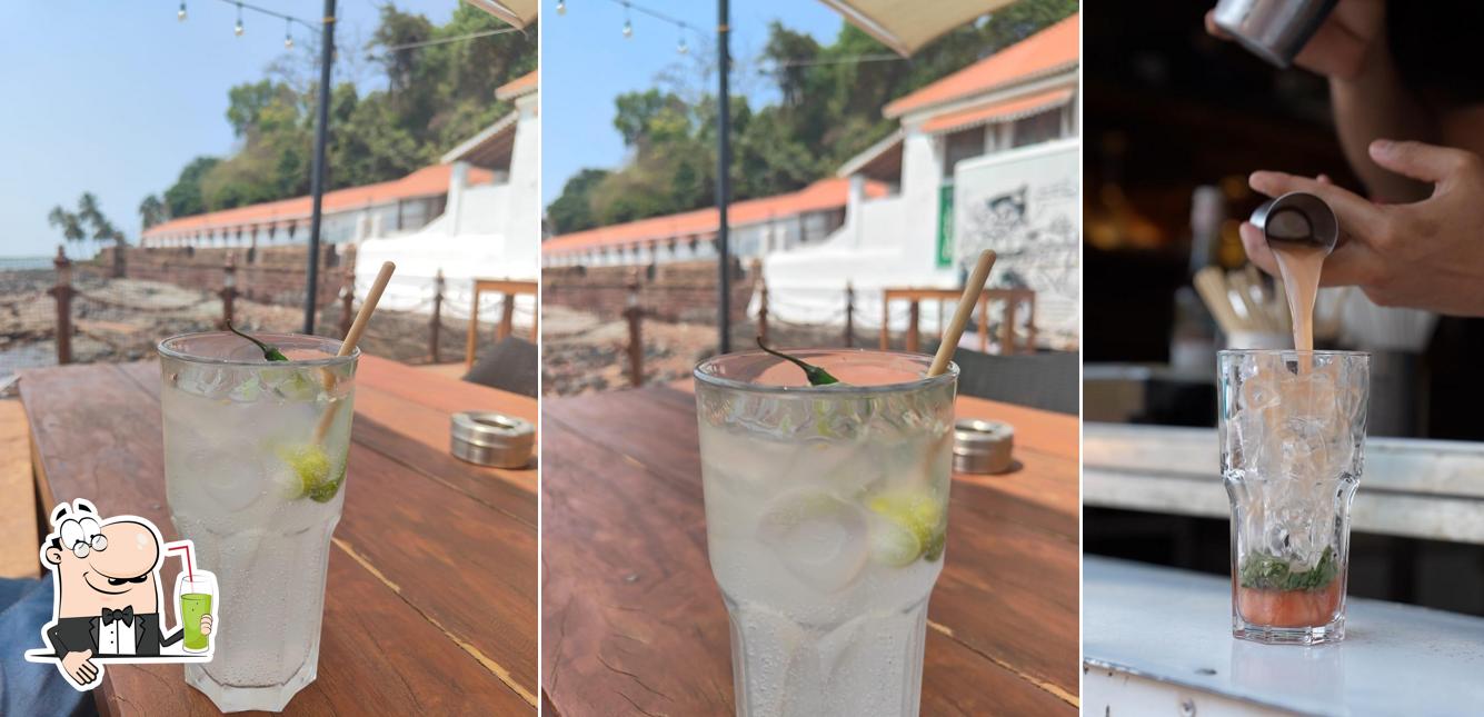 Enjoy a beverage at D-Sailor Goa