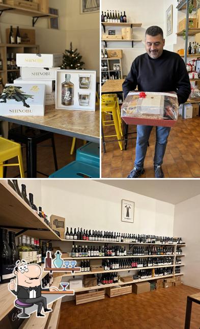 Gli interni di Terraferma Enoteca & Bistrot