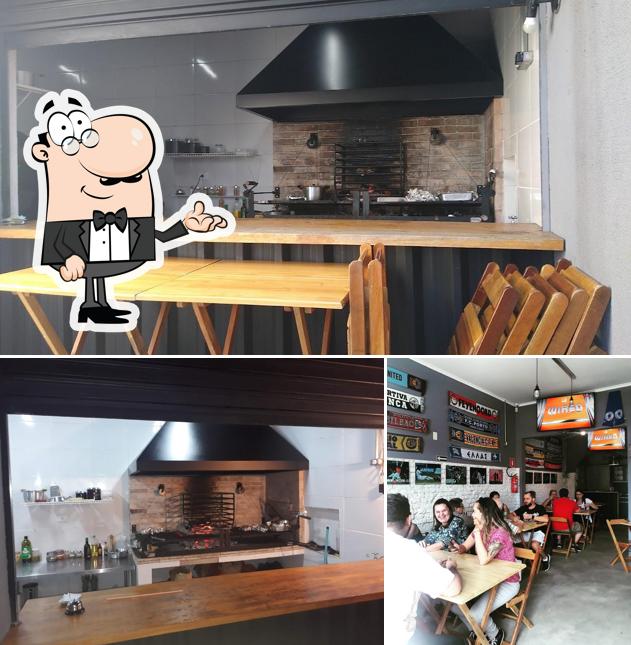 O interior do On Burger Mooca Bar - Hamburgueria na Parrilla