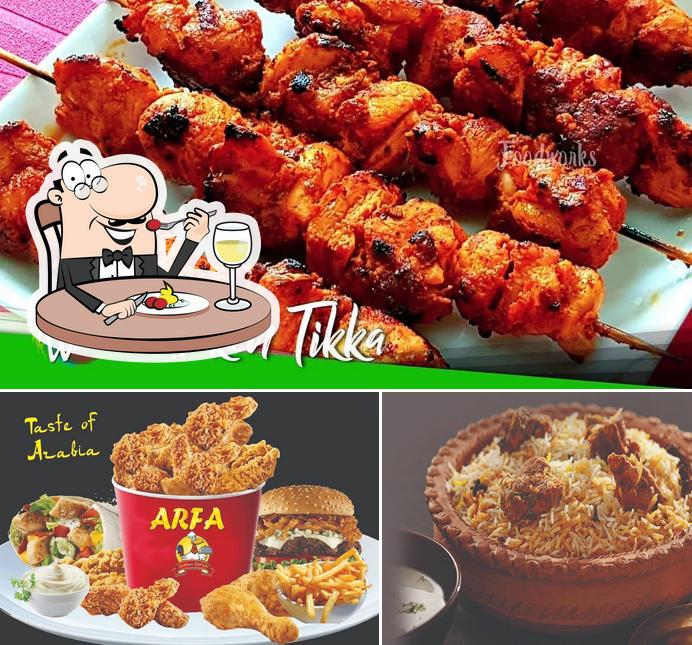 Food at Arfa Hotel Chittur