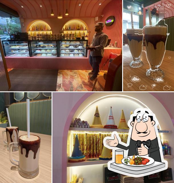 Chocolate mousse at Arya Falooda World