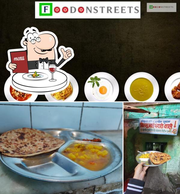 Meals at Billu Bhai Paranthe Wale